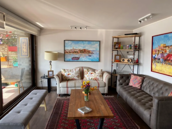 Amplio departamento 4D/4B – 3 E/1B en las Condes